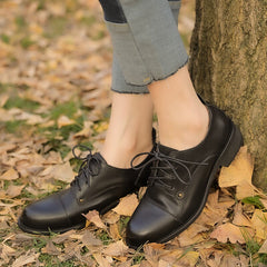 Handgefertigte Oxford-Schuhe aus Vollnarbenleder