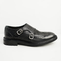 Klassische Monk-Schuhe Goodyear Horse Brogue Oxfords