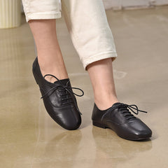 Handgefertigte weiche Oxford-Schuhe