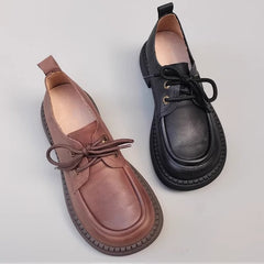 Women's Oxford Big Toe Lace Up Shoes