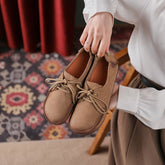 Handgefertigter weicher Boden aus Vollnarbenleder