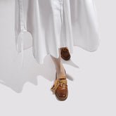 Goodyear Hufeisen Retro Ribbon Oxfords Sohle