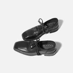 Square Toe Goodyear Horse Lace Up Oxfords