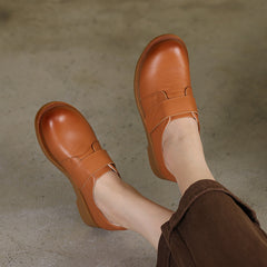 Handgefertigte weiche Retro-Oxford-Schuhe