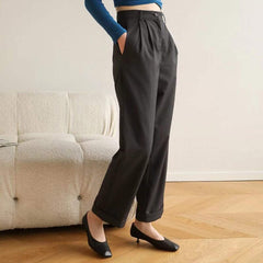 Zapatos de tacón alto de piel de oveja hechos a mano