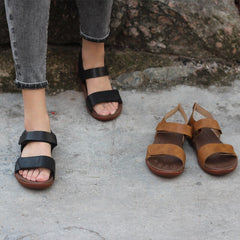 Classic Sandals and Men Flat Touch Strap