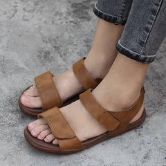 Classic Sandals and Men Flat Touch Strap