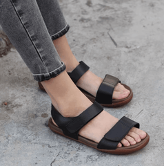 Classic Sandals and Men Flat Touch Strap