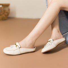 Retro Horsebit-Detailed Loafer Mules Backless Loafers