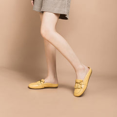 Retro Horsebit-Detailed Loafer Mules Backless Loafers