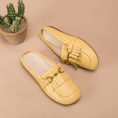 Retro Horsebit-Detailed Loafer Mules Backless Loafers