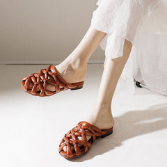 Comfy Woven Sandals Soft Casual Slippers