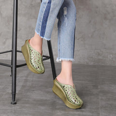 Echte Plateau-Slipper