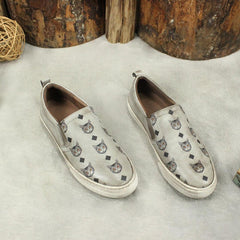 Sneaker Weiche Sohle Bequeme Wanderschuhe Halbschuhe Hellgrau