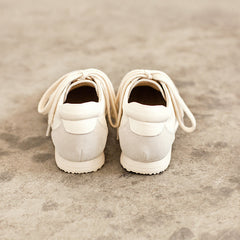 Handgemachte weiche weiße Schuhe Schnürschuhe Sneakers Designer Schuhe Schwarz/Beige/Deep Apricot