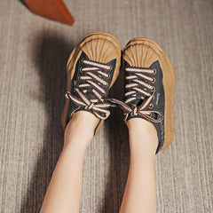 Original Sole Sneakers Plateau Low-Top Schnürschuh