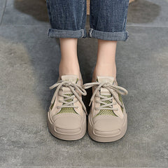 Plateau-Sneakers Low Top Travel Perforated