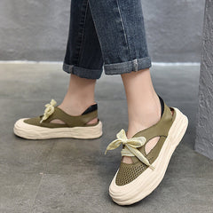 Original Sole Perforated Sneakers Low-Top mit Schleife