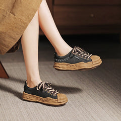 Original Sole Sneakers Plateau Low-Top Schnürschuh