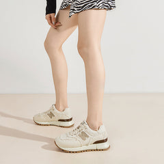 Canvas and Suede Sneakers