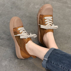 Low-Top-Sneakers mit perforierter Zehenkappe aus Gummi