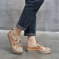 Plateau-Sneakers Low Top Travel Perforated