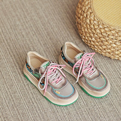 Low Top Sneaker Plateau Mesh Split