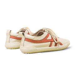 Handgemachte weiche weiße Schuhe Schnürschuhe Sneakers Designer-Schuhe Rot/Grün