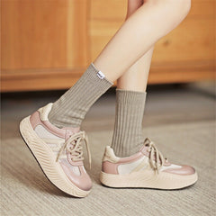 German Army Trainer Sneakers Platform Mesh Splite