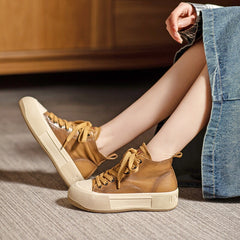 Plateau Sneaker High-Top Schnürer