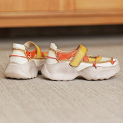 Mary-Jane-Sneakers mit Plateausohle und Klettverschluss