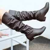 Women's Leatherette Long Boots