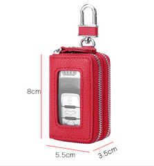 Fashion Double Zipper Leather Case