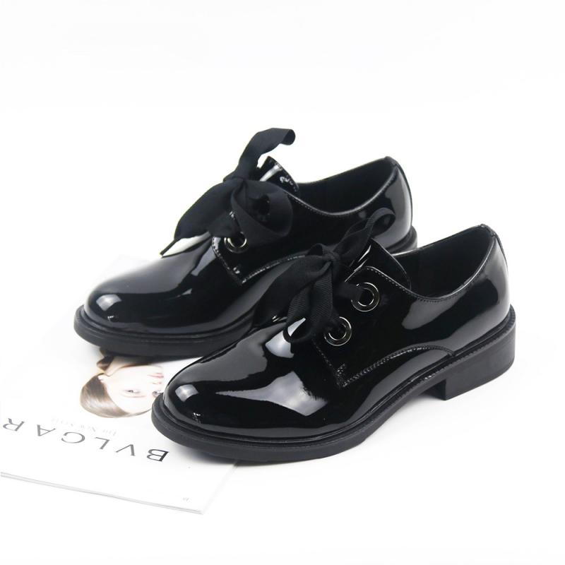 Casual Patent Leather Oxfords