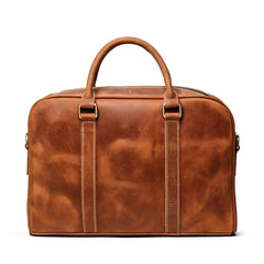 Retro Crazy Horse Leather Business BriefCase