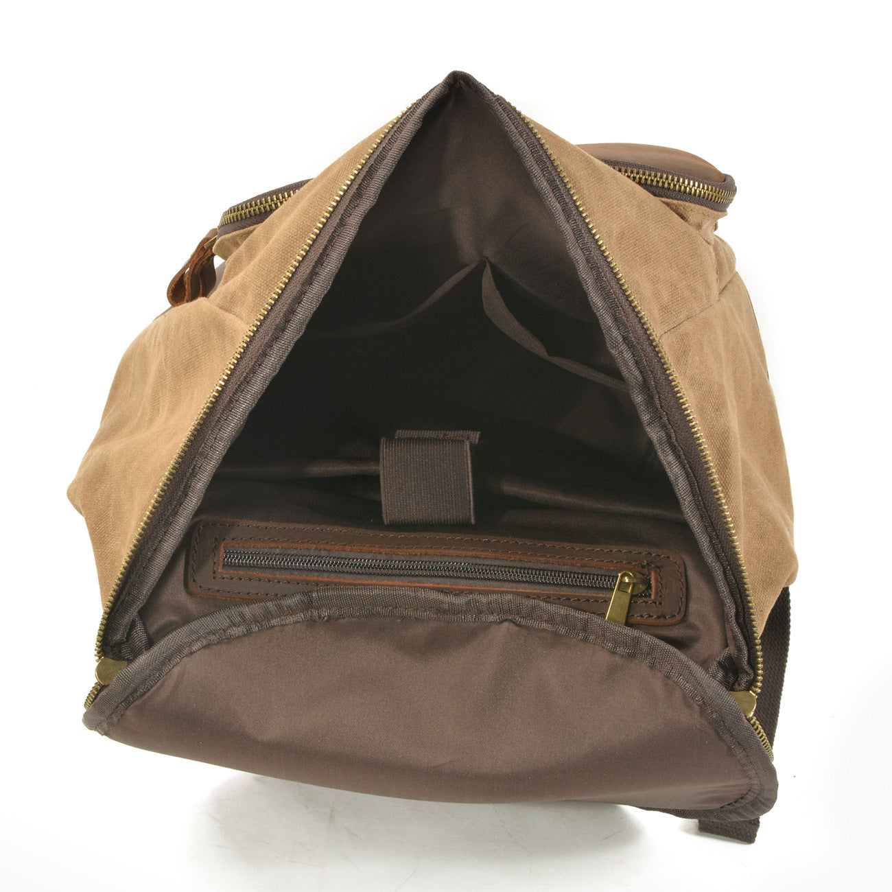 Roomy Capacity Leather Canvas