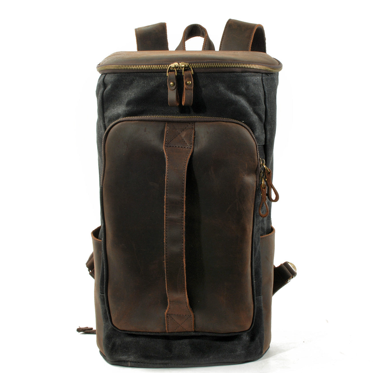 Roomy Capacity Leather Canvas