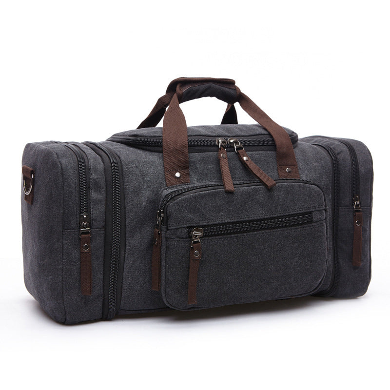 Casual Canvas Large Capacity Weekend Duffle Bag