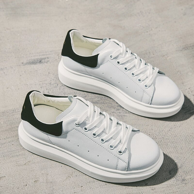 Casual Leather Breathable Sneakers