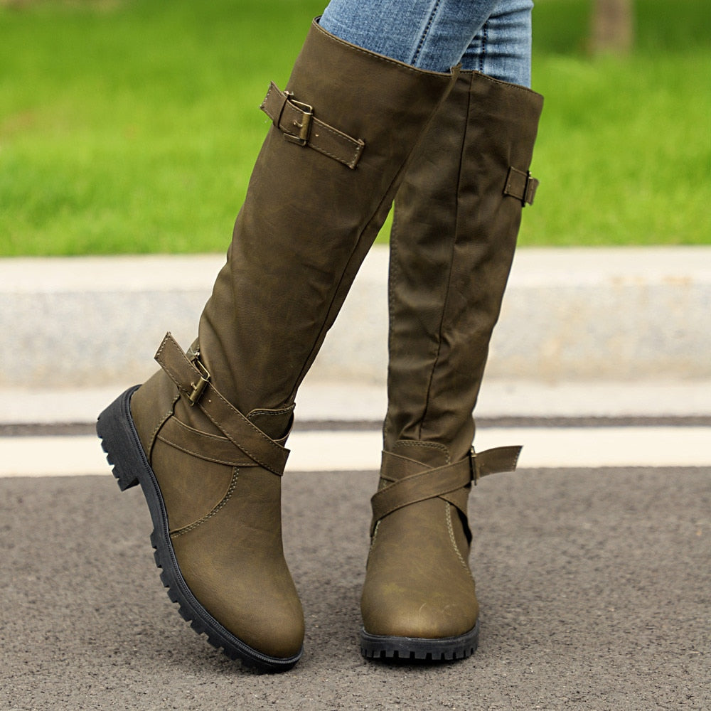 Casual Zipper Boots