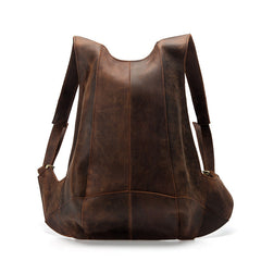 Simple Casual Cowhide Leather