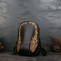 Luxury Engraved Cowhide Leaher