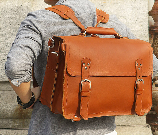 Brown Vintage Leather BriefCase