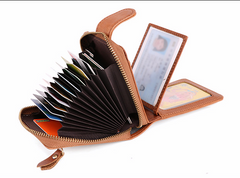 Vintage Fashion Leather RFID Multi Cards Case