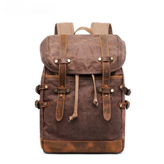 Men Outdoor Hiking Leather Canvas