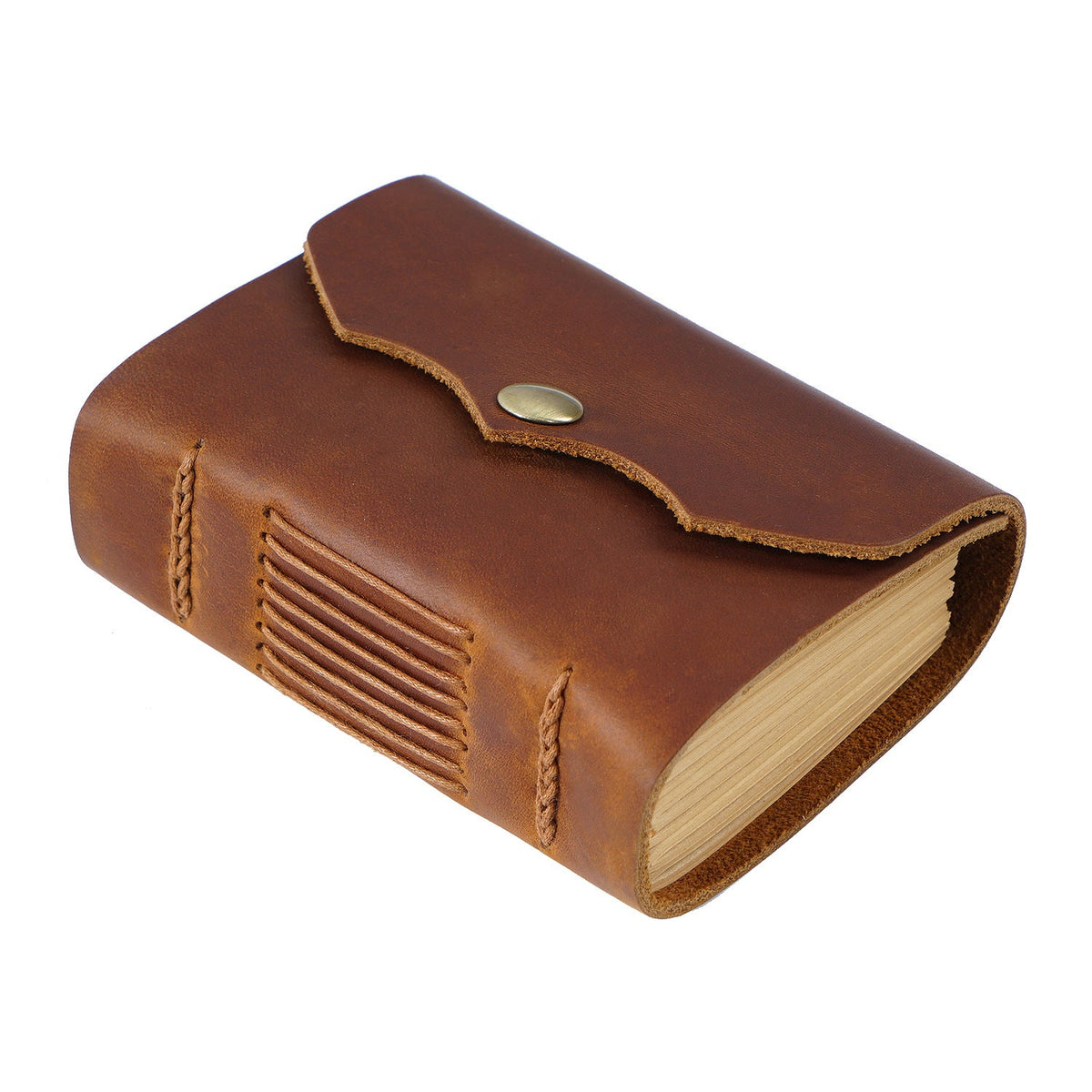 Handgemachtes Vintage-Notizbuch aus Leder