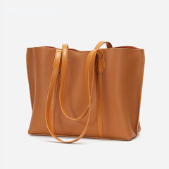 Bolsos de mano de cuero marrón