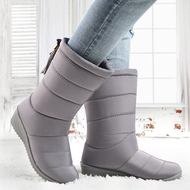 Waterproof Warm Fur Snow Boots