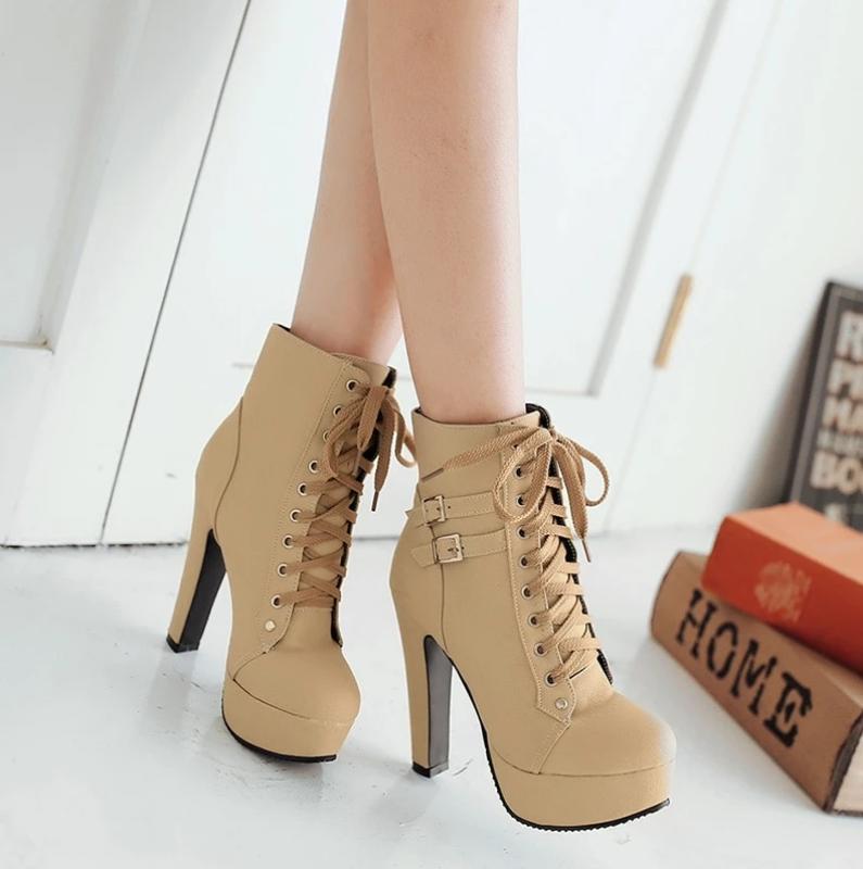 High Heel Ankle Boots