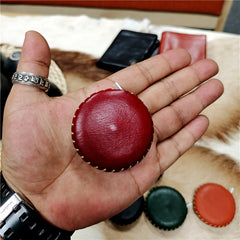 Portable Vegetable Tanned 1.5m Leather Tape Measures